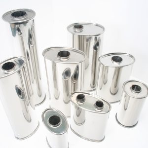 4" Universal Silencer 12" x 2" bore