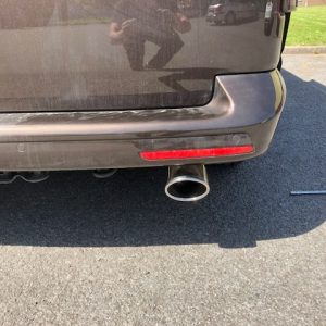 T6 Transporter 2.0 LWB Single Exit 2.5" Exhaust System